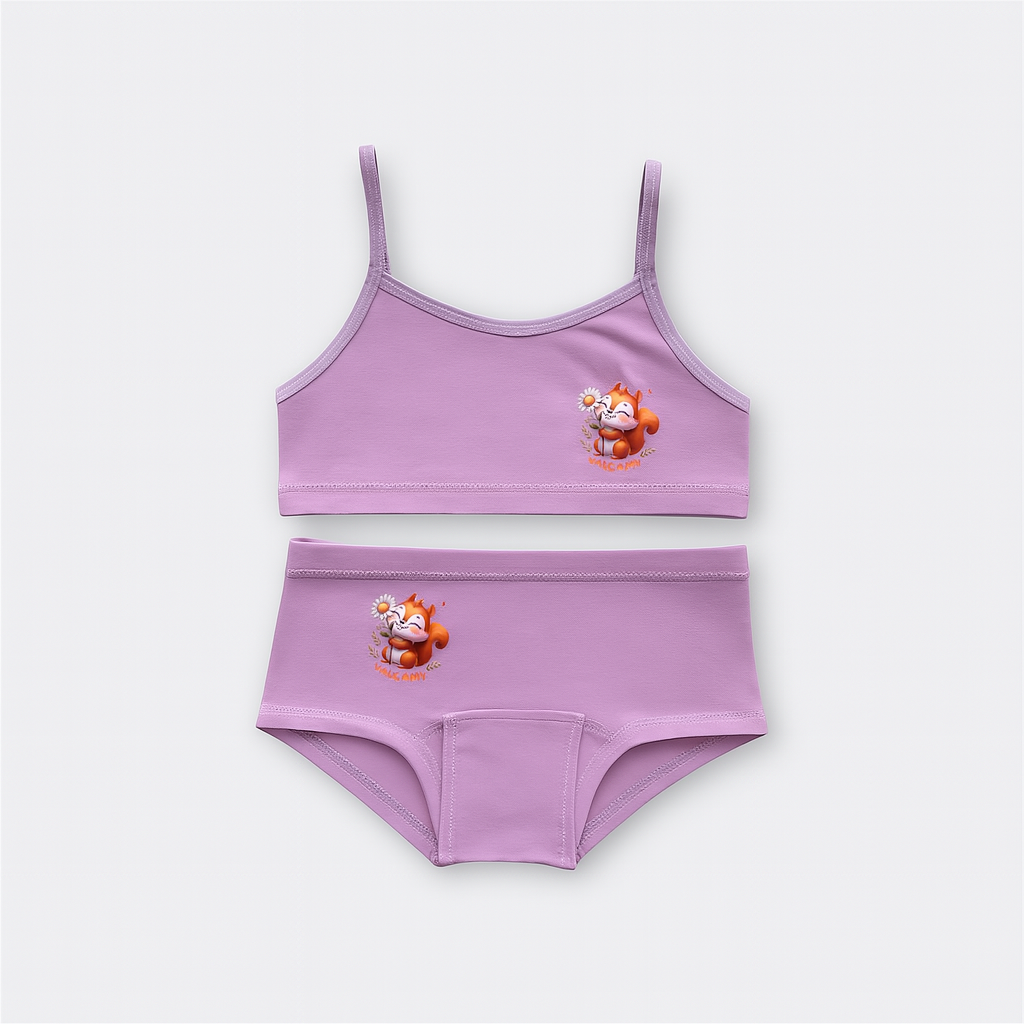 Conjunto niña unicolor